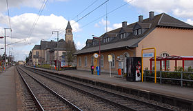 La gare et l’église
