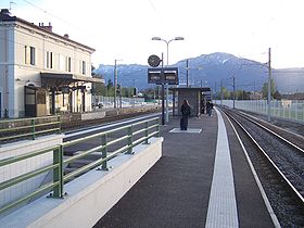 La gare de Grenoble-Universités