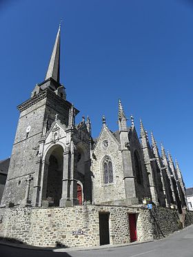 L’église Saint-Sulpice de Gennes-sur-Seiche.