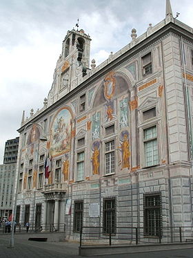 La façade du palais