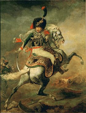 Image illustrative de l'article Officier de chasseurs à cheval de la garde impériale chargeant