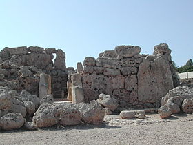 Le temple de Ġgantija à Gozo