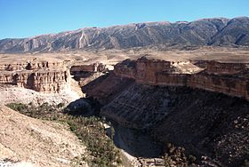 Balcons de Ghoufi, canyon de la rivière Ighzir Amellal