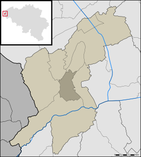 Localisation de Gijverinkhove au sein d'Alveringem