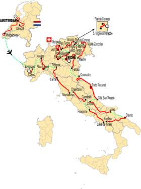 Carte du tour