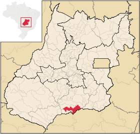 Localisation de Itumbiara sur une carte