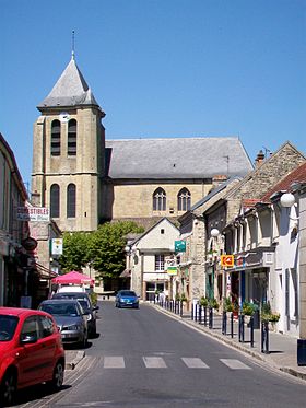 Église Sainte-Geneviève et rue Corbier-Thiebaut