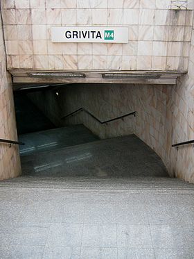 Grivita metro station, Bucharest, Romania.jpg