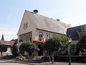 L'hôtel de ville de Guémar