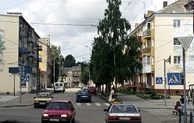 Rues de la ville, en juillet 2009