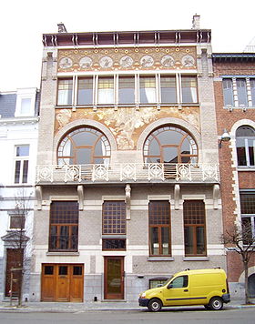 Hôtel Ciamberlani (1897) à Ixelles après restauration