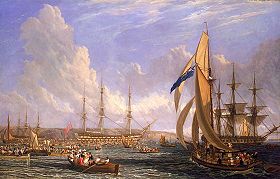 HMS Bellerophon and Napoleon.jpg