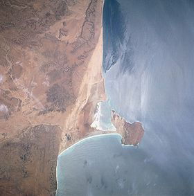 Image satellite de Hafun.