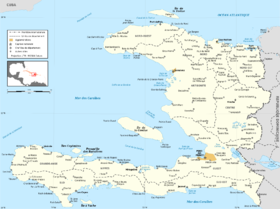 carte : Géographie d'Haïti