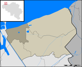 Localisation de Heist au sein de Knokke-Heist