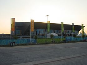 Salle des sports du Complexe Olympique d'Helliniko.