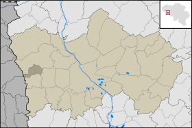 Localisation de Hertain au sein de Tournai