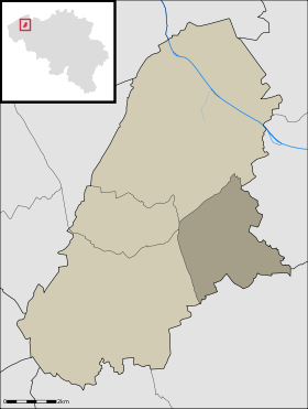 Localisation de Hertsberge au sein d'Oostkamp