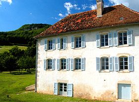 Vue de la Maison des enfants d'Izieu