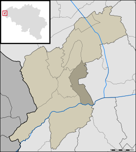 Localisation de Hoogstade au sein d'Alveringem