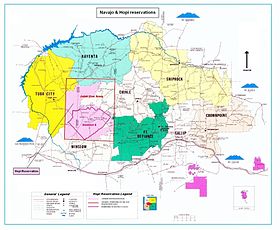 Hopi reservation partion & Navajo Reservation.JPG