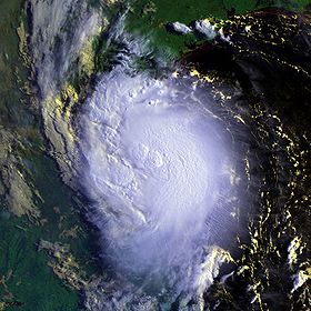 L'ouragan Erikale 16 août 2003