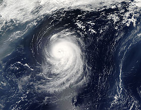 L'ouragan Irene, le 15 août 2005 à 17:25 UTC