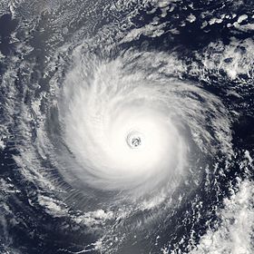 L'ouragan Daniel, le 21 juillet 2006 vers 21h55 UTC