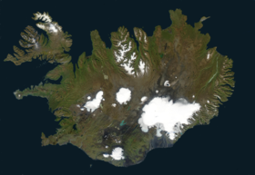 carte : Géographie de l'Islande