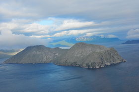 L'île vue d'avion