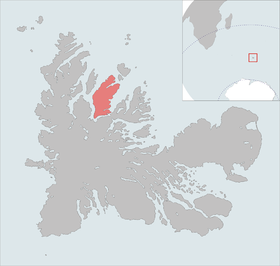 Carte de localisation de l'île Foch.