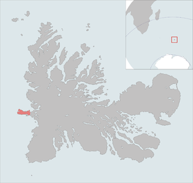 Carte de localisation de l'île de l'Ouest.