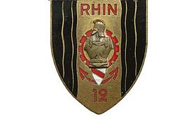 Insigne régimentaire du 12e Bataillon du Génie, RHIN.jpg
