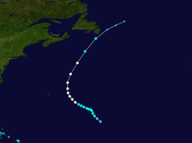 Parcours de l'ouragan Isaac