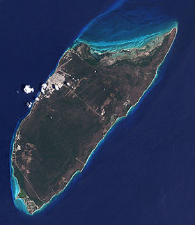 Image satellite de Cozumel en 2001