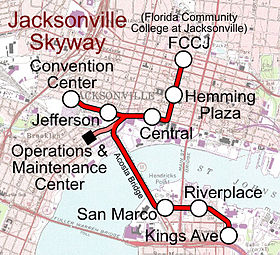 Image illustrative de l'article Monorail de Jacksonville