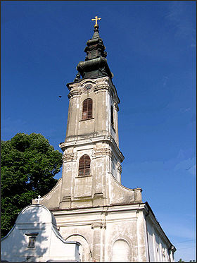 L'église orthodoxe serbe de Jazak