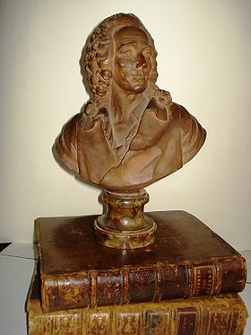 Jean Restout, buste réalisé par J.J Caffierie