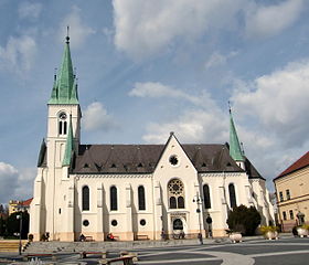La cathédrale de Kaposvár.