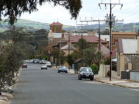 La grande rue de Kapunda