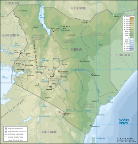 carte : Géographie du Kenya