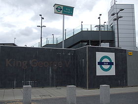 King George V stn entrance.JPG