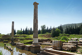 Vue actuelle du site de Claros, d'où furent donnés plusieurs oracles contre des épidémies au IIe siècle