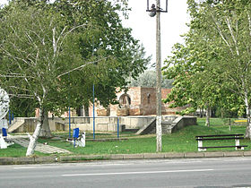 L'église orthodoxe serbe de Klek, en reconstruction