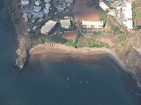 Vue aérienne de Koungou
