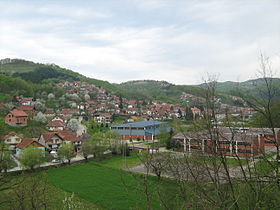 Vue générale de Krupanj