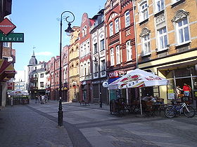 Rue Staromiejska, à Lębork