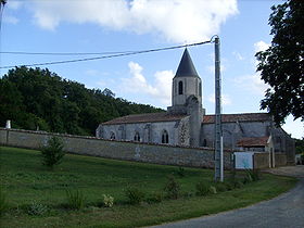Le centre du village de Saint-Symphorien