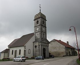 L'église de La Chaux-du-Dombief