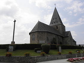 L'église paroissiale de La Croix-Avranchin.